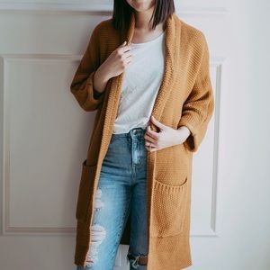 The Erin cardigan- mustard